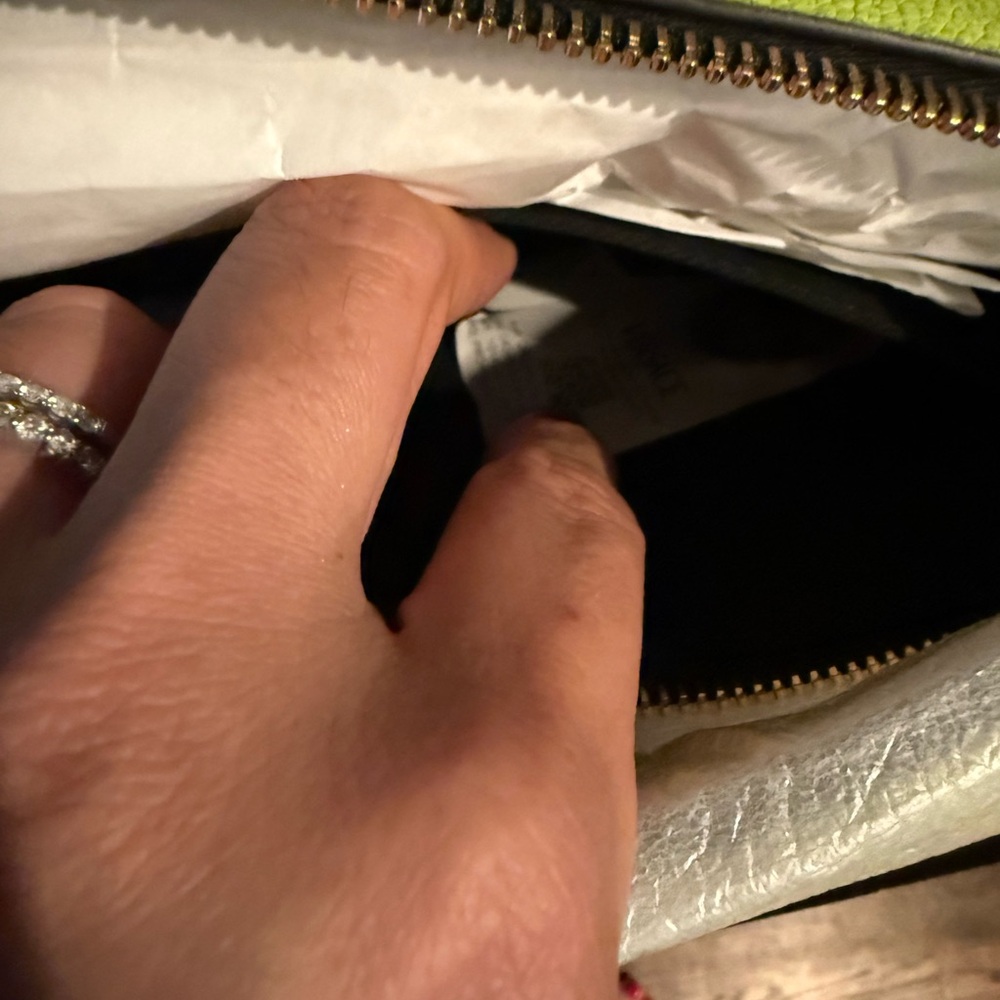 Versace Lime Green Leather bag - Picture 3 of 4
